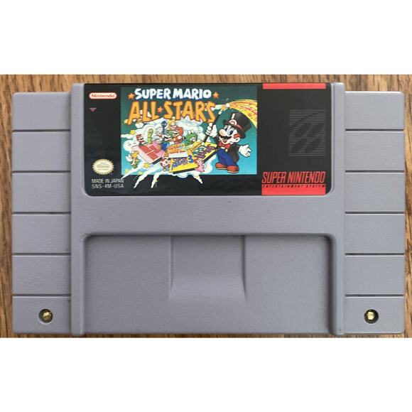 Super Mario All-Stars - SNES Nintendo Game Authentic!